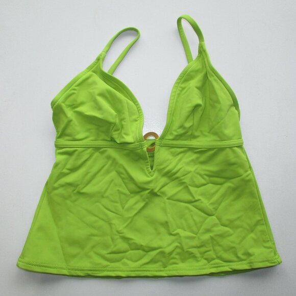 INC International Concepts Lime Green 2 Pc Tankini - Small - NEW - Picture 3 of 9